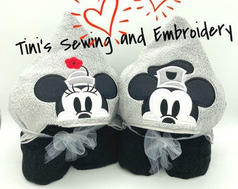Mouse Hooded Towel: Personalized Cruise Beach Cover-Up