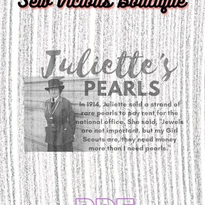 Juliette's Pearls SWAP SWAPS PDF Digital Download Scouts