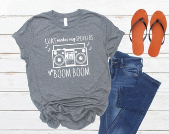 Luke Makes my Speakers Go Boom Boom Country Concert Shirt