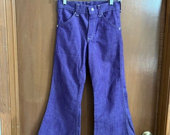 VTG Youth Girls Toughskins Purple Denim