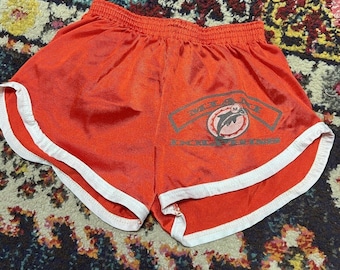 Vintage 1970’s Miami Dolphins Kids Orange Short Shorts Athletic Jogging Toddler