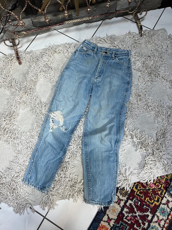 VTG Lee Jeans Broken In Straight Leg Mom Denim