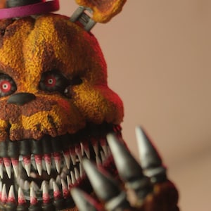 Fredbear Fnaf Funko Action Figures Nightmare Fredbear FNAF