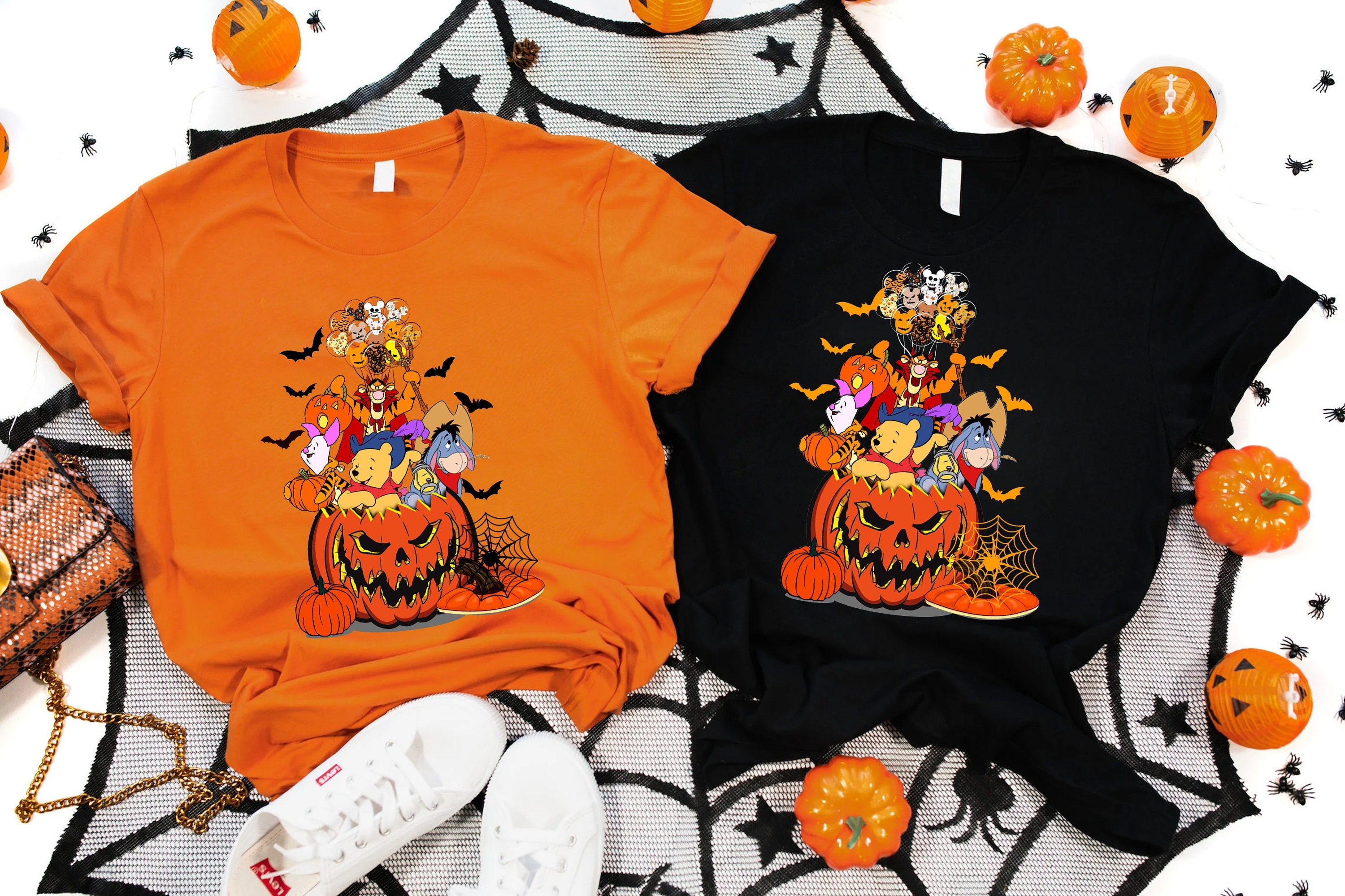 Discover Camiseta Winnie The Pooh Halloween 2022 Vintage para Hombre Mujer