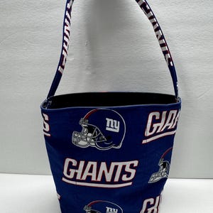 Car Trash Bag, Adjustable Litter Bag, NY GIANTS, Blue , Red, Gift Under 25