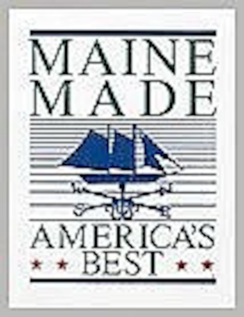Balsam Sachet Balsam Fir, Blueberry Maine Outline