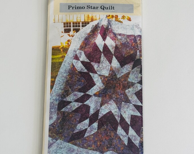 Thangles Primo Star Quilt Pattern, 2005, Mary Hayes, Never Used - Etsy