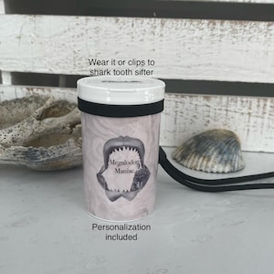 Shark Tooth Holder: Fossil Hunting Bottle with Clip