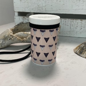 Shark Tooth Holder: Beachcombing Bottle with Carabiner Clip