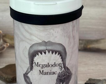 Shark Tooth Holder with Lanyard: Fossil Hunting Bottle with Clip