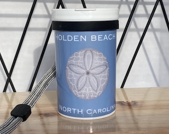 Shark Tooth Holder: Beachcombing Container with Lanyard, Sea Glass Shell Collecting Bottle