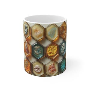 Histotech Embedding Mold Honeycomb Mug - Lab Professional Gift