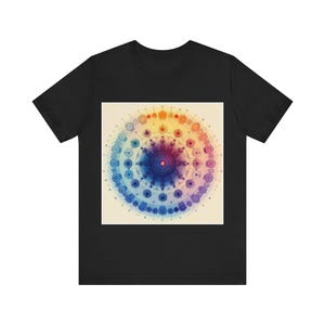 Microscope Objective Mandala T-Shirt - Histotech Lab Art Design