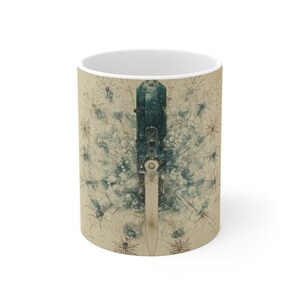 Cryostat Crystal Blade Art Mug - Histotechnology Science Gift