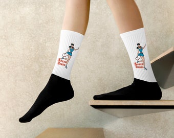 Speed Demon Roller Derby Girl Socks