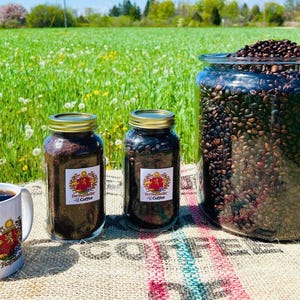 Der Hoffskeller Coffee | Cast-Iron Roasted | German-Norwegian Style | Mason Jar
