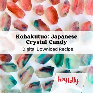 Receta de gomitas de cristal japonesas / Kohakutou