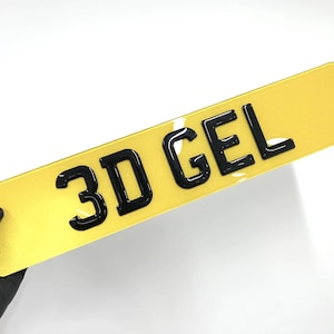 Plaques d&#39;immatriculation - Qualité supérieure | 2D | 3D | 4D | Gel 4D | Légal 100 % route et contrôle technique