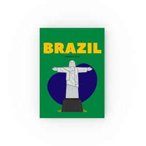 Brasilien Reisetagebuch - Sommer 2025, Reisetagebuch, Abenteuer Notizbuch, Geschenk für Reisende, Brasilien entdecken, Brasilien Souvenir