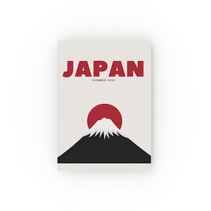Diario de viaje por Japón, cuaderno de tapa dura para viajeros y aventureros, regalo para amantes de Japón, verano de 2023, recuerdos de viaje
