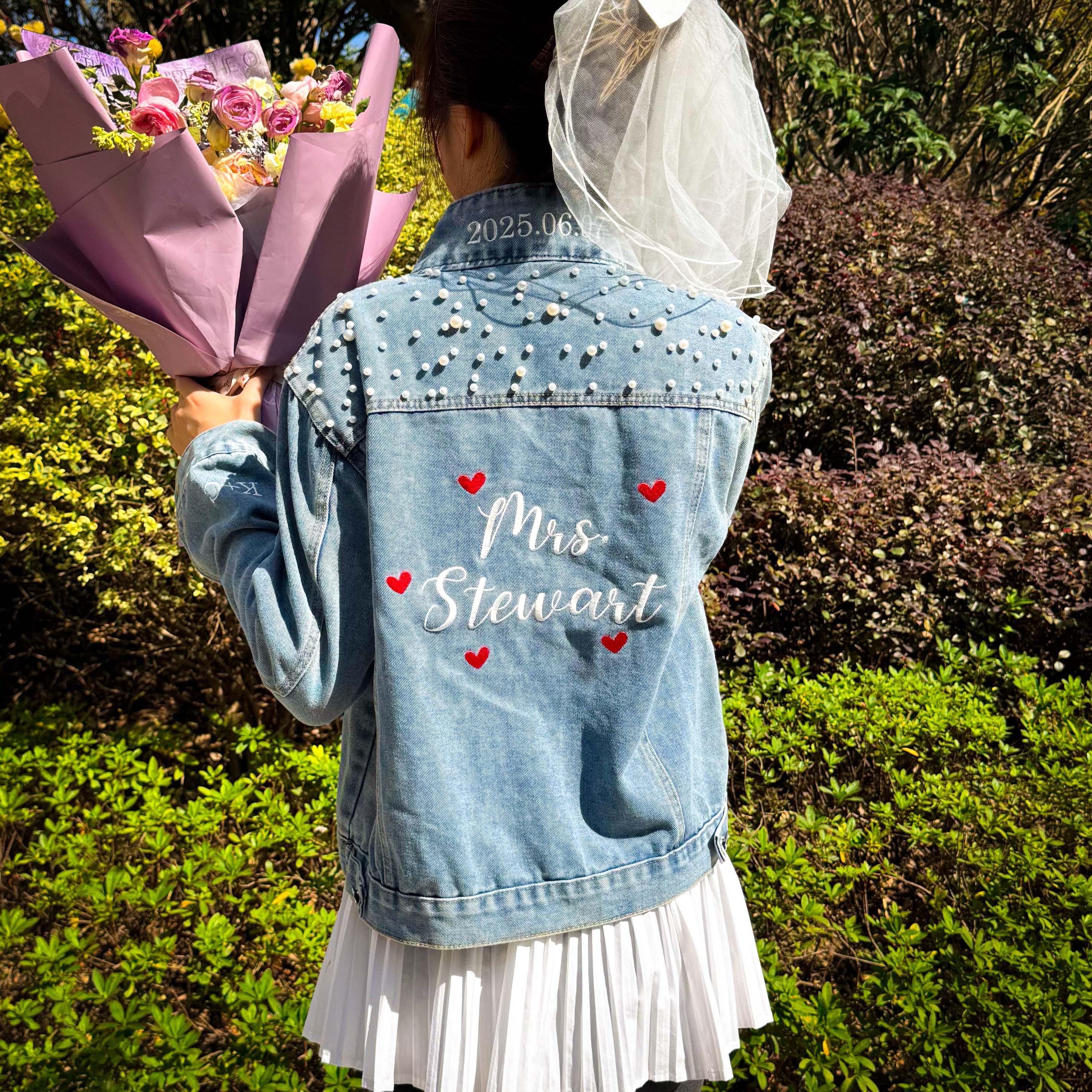 ジャケット・アウター Cord Embroidery Detail Denim Jacket Amazon.com: Women's Denim Jacket Embroidery Jeans Long