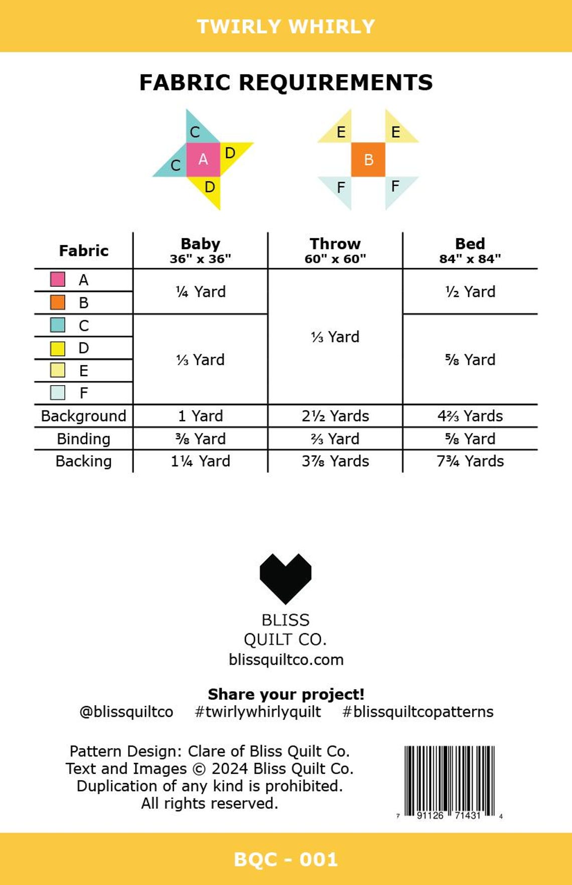 Twirly Whirly Quilt Pattern - PDF - Etsy