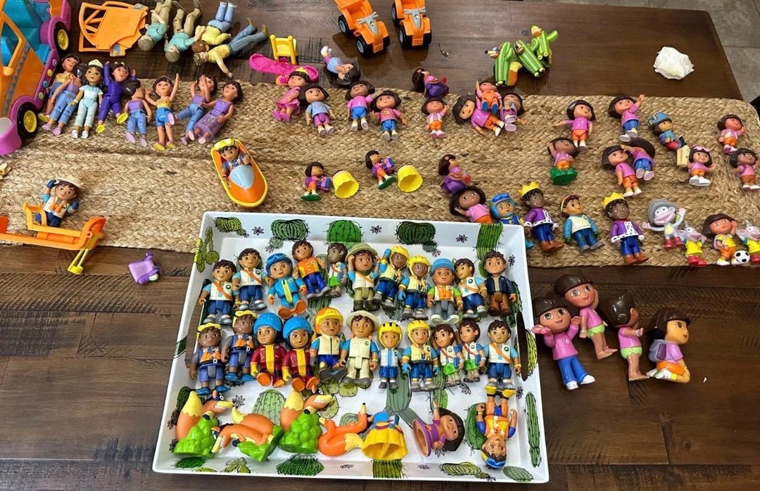 Dora the Explorer and Diego Characters Assorted 1 - Etsy