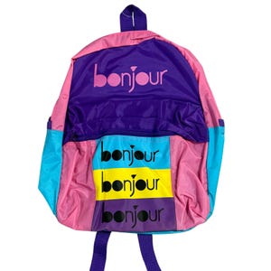 90s Neon Backpack - Etsy