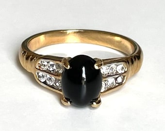 Vintage Onyx Ring Size 7