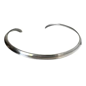 Danish Modernist Sterling Silver Choker Necklace by Age Fausing