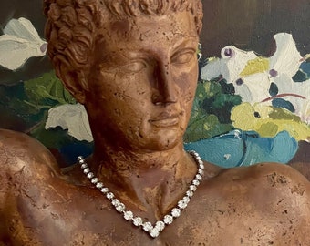 Vintage Rhinestone Choker Necklace