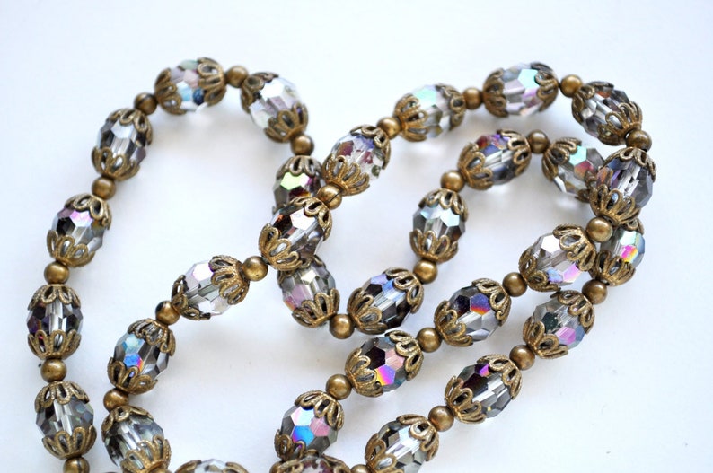 Vintage Aurora Borealis Necklace image 1