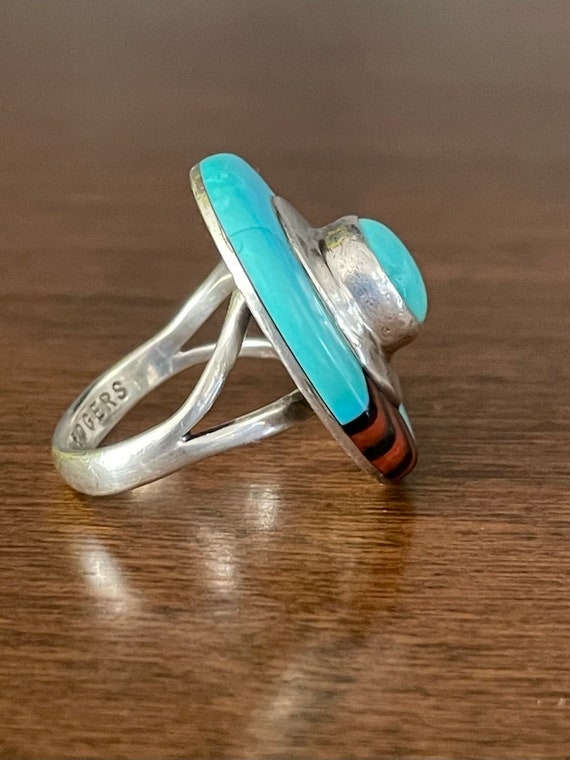 Signed Michael Rogers Paiute Ring - image 4