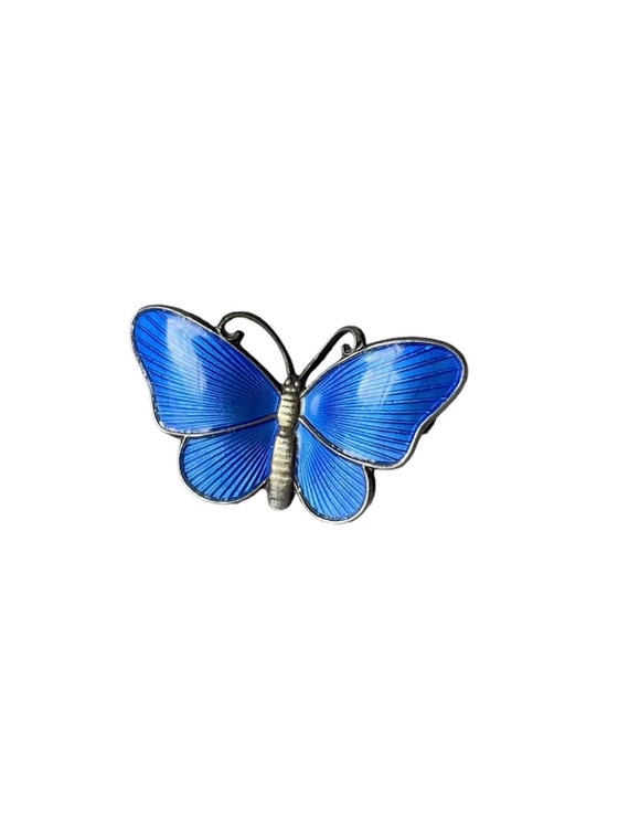 Norwegian Designer Ivar Holth Butterfly Brooch