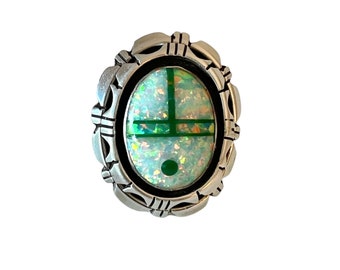 Vintage Sterling Zuni Sunface Ring