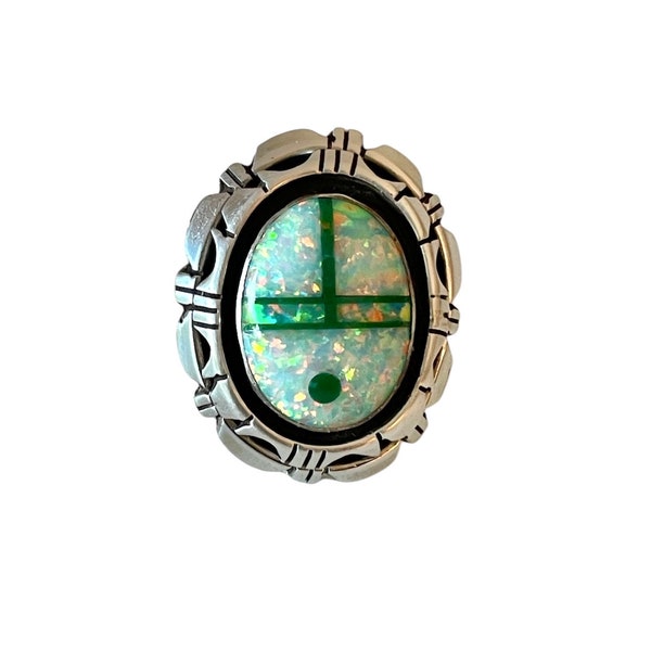 Vintage Sterling Zuni Sunface Ring