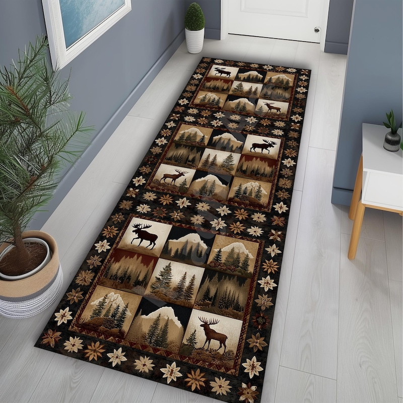 Rustic Cabin Kitchen Rugs - Etsy