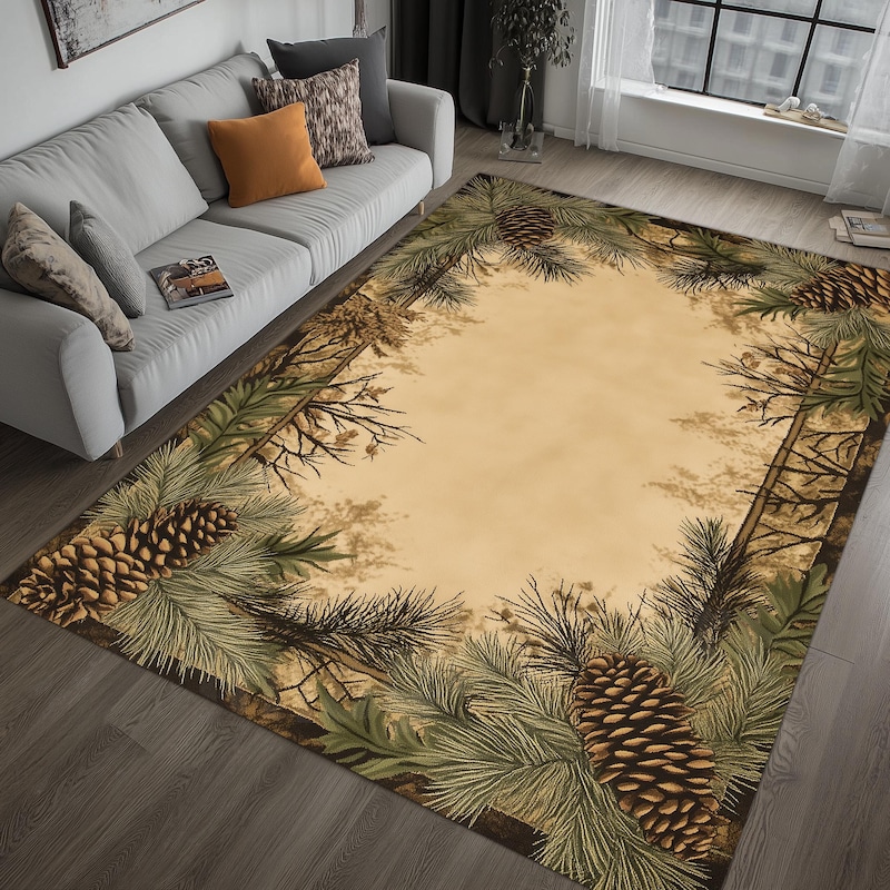 Cabin Styel Rug Area Rug 5x7 Cabin - Etsy