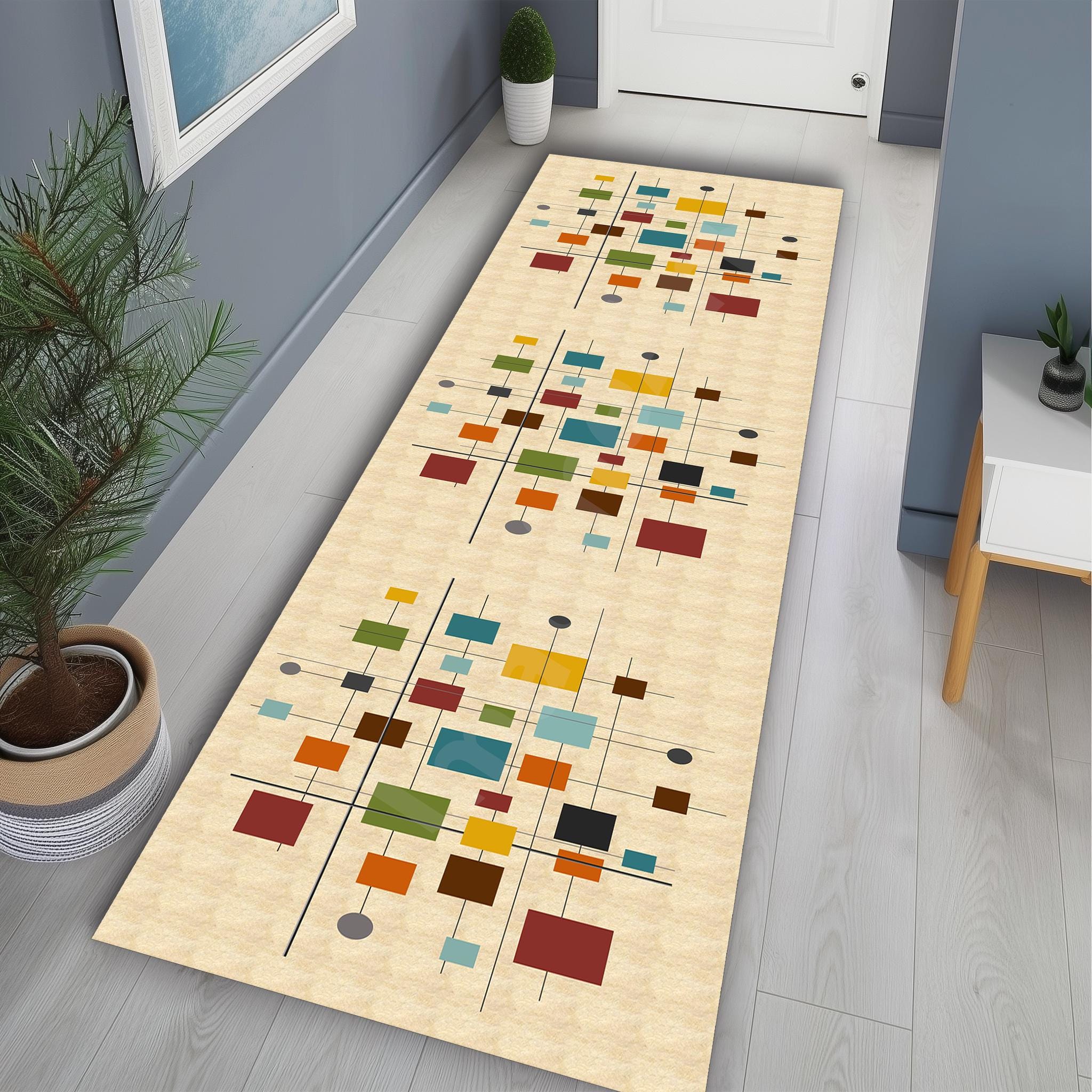 Large Graphic Rug - Etsy