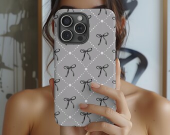 Coquette Aesthetic Tough Phone Case, Iphone 14 15 16 Pro Max Plus, 11 12 13 Pro Max, 12 13 Mini, X XR XS, XS Max, I Phone 8, 8 Plus, Gift