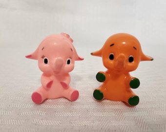 Vintage Cute Japanese Sato Elephant Sato-chan and Satoko-chan Boy