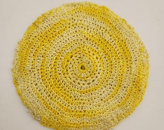 Vintage Handmade Crochet Hotpad Doily