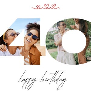 Collage photo 40e anniversaire