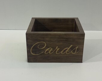 Rustic Wood Card Box, Wedding & Christmas