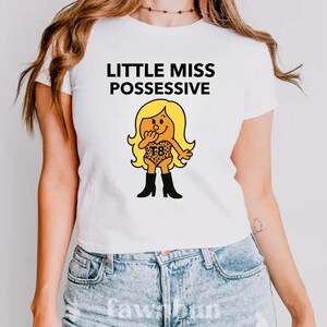 miss posessive baby tee | tate mcrae merch designed by fawnbun