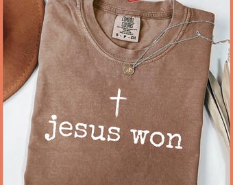 Jesus gewann SVG PNG, religiöse Mutter Shirt, christliches Shirt Geschenk, Jesus Shirt, Glaube Png, Jesus Liebhaber Shirt, christliche Shirts für Männer und Frauen