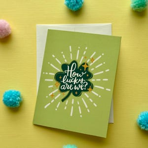 Carte d'amitié fantaisiste - Quelle chance avons-nous ? - Salutation édifiante pour toutes les occasions