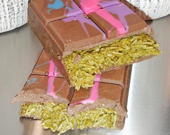 Dubai Chocolate Bar Fresh Medium: Pistachio Cream & Kadayif, Belgian Chocolate