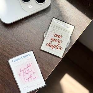 Library cards Phone Grip |Book Insert Magsafe grip | Kindle Grips|back to school Phone Holder | Kindle Accessory|Kindle Sticker|Gift for her