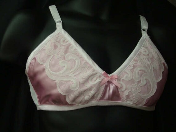 Bra for Men Sissy Pink Full Cover Trainning Bra Custom Made to